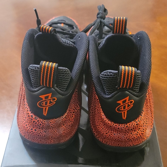 Foamposite  1 ' Cracked Lava' sz 13 worn 1 - Picture 3 of 4